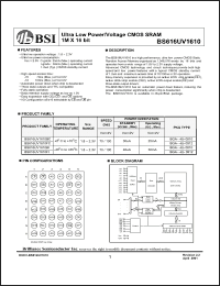 Click here to download BS616UV1610BI Datasheet