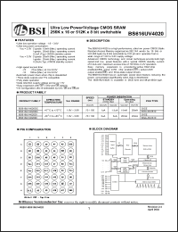 Click here to download BS616UV4020BI Datasheet