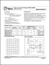 Click here to download BS616UV8011 Datasheet