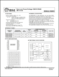 Click here to download BS62LV8003BC Datasheet