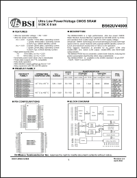 Click here to download BS62UV4000PC Datasheet
