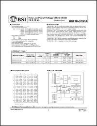 Click here to download BS616LV1613FIP55 Datasheet