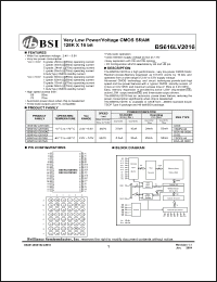Click here to download BS616LV2016DI-55 Datasheet