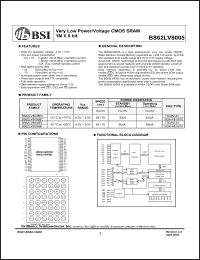 Click here to download BS62LV8005 Datasheet