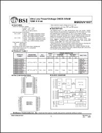 Click here to download BS62UV1027 Datasheet