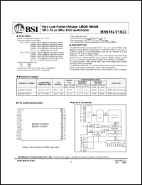 Click here to download BS616LV1622TC-70 Datasheet