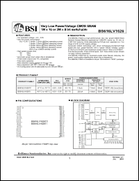 Click here to download BS616LV1622TIG70 Datasheet