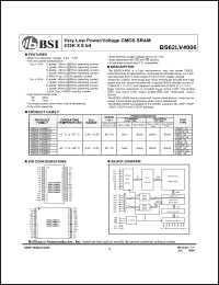 Click here to download BS62LV4006TCP55 Datasheet