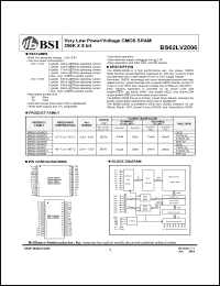 Click here to download BS62LV2006STI-70 Datasheet