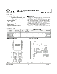 Click here to download BS616LV2017DC-55 Datasheet