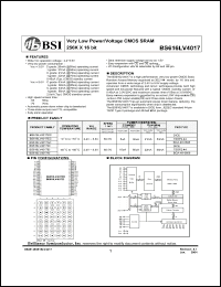 Click here to download BD616LV4017DIG55 Datasheet