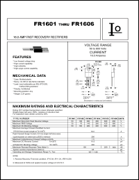 Click here to download FR1606 Datasheet