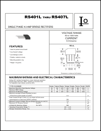 Click here to download RS401L Datasheet