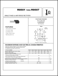 Click here to download RS606 Datasheet