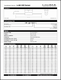 Click here to download LAM-1025-821J-F Datasheet