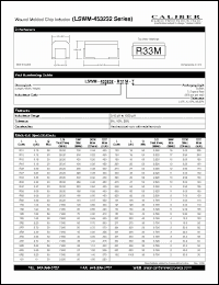 Click here to download LSWM-453232-1R5J-T Datasheet