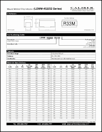 Click here to download LSWM-453232-R18J-T Datasheet