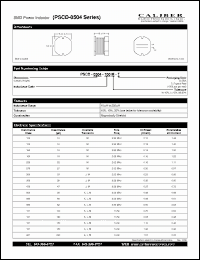 Click here to download PSCD-0504-150L-T Datasheet