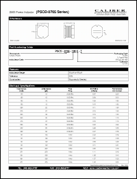 Click here to download PSCD-0705-331K-T Datasheet