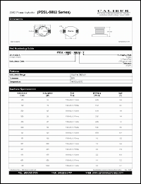 Click here to download PSSL-0802-151M-T Datasheet