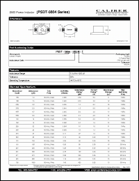 Click here to download PSDT-0804-220M-T Datasheet