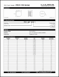 Click here to download PSCD-1005-391K-T Datasheet