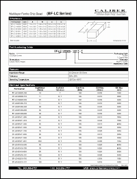 Click here to download BF-LC201209-800 Datasheet