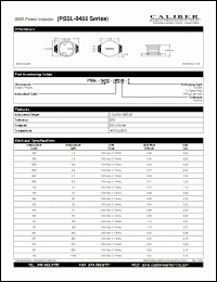 Click here to download PSSL-0402-470M-B Datasheet