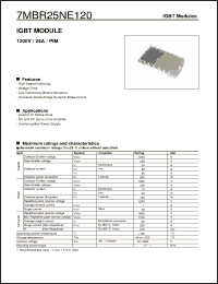 Click here to download 7MBR25NE120 Datasheet