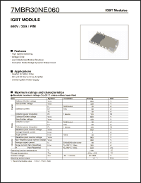 Click here to download 7MBR30NE060 Datasheet
