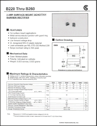 Click here to download B260 Datasheet