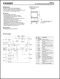 Click here to download FA3630V Datasheet