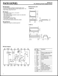 Click here to download FA7613CP Datasheet