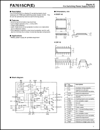 Click here to download FA7615CP Datasheet