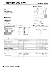Click here to download 1MBH50-090 Datasheet