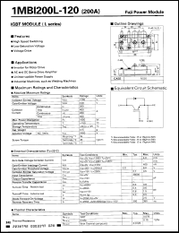 Click here to download 1MBI200L120 Datasheet