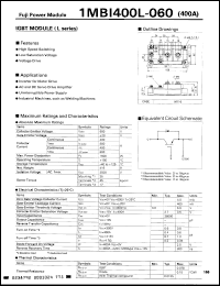 Click here to download 1MBI400L060 Datasheet