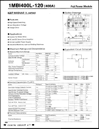 Click here to download 1MBI400L120 Datasheet