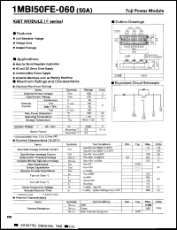 Click here to download 1MBI50FE060 Datasheet