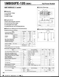 Click here to download 1MBI50FE120 Datasheet