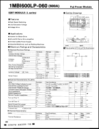 Click here to download 1MBI600LP060 Datasheet