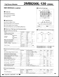 Click here to download 2MBI200L120 Datasheet