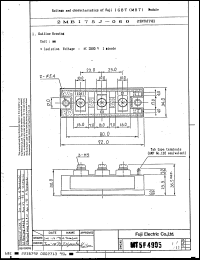 Click here to download 2MBI75J060 Datasheet