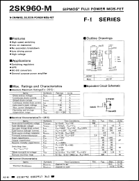Click here to download 2SK960M Datasheet