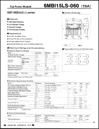 Click here to download 6MBI15LS060 Datasheet