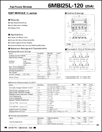Click here to download 6MBI25L120 Datasheet