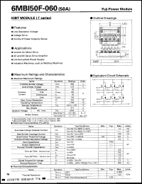 Click here to download 6MBI50F060 Datasheet