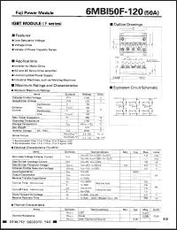 Click here to download 6MBI50F120 Datasheet