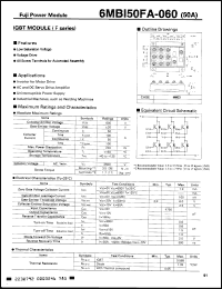 Click here to download 6MBI50FA060 Datasheet