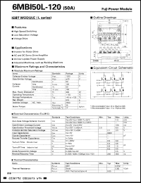 Click here to download 6MBI50L120 Datasheet